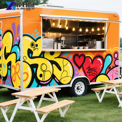 YG square food trailer