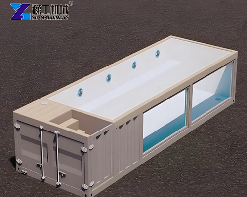 container pool with window