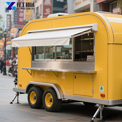 easy-clean pull behind food trailer