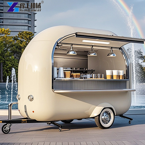 high-quality round food trailer