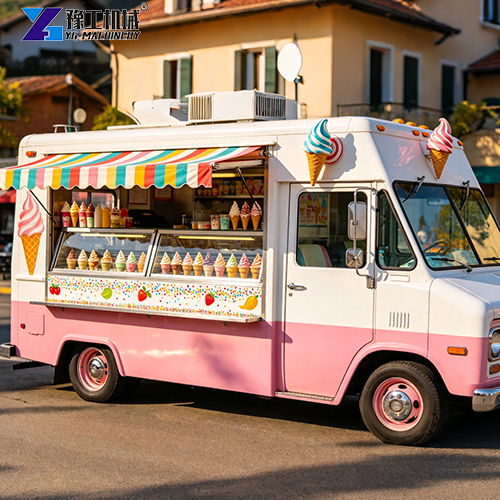 ice cream food trailer
