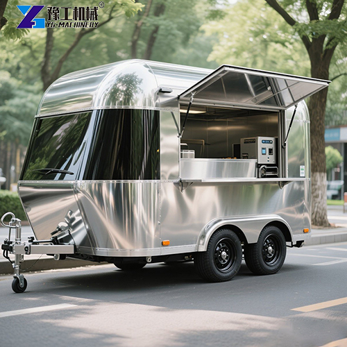 low maintenance stainless steel food trailer