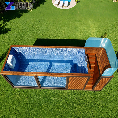 small shipping container pool application