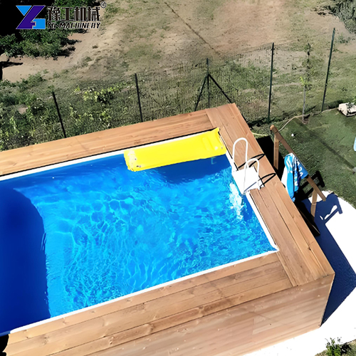 above ground shipping container pool from YG