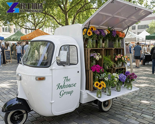 beautiful electric vending cart