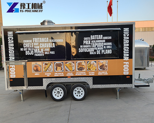 high-quality food trailer with kitchen