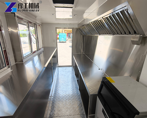 square mobile vending trailer details