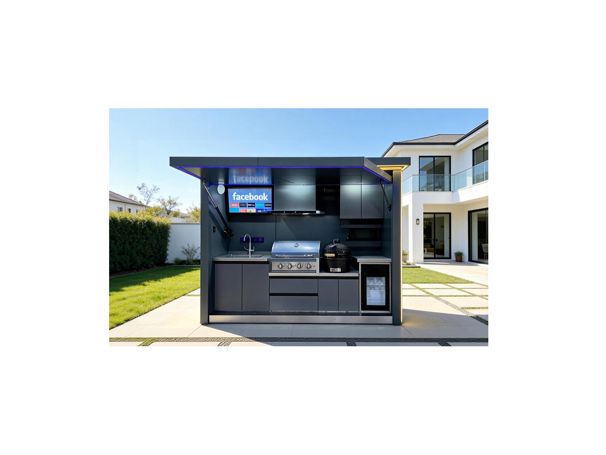 YG Machinery stand alone outdoor kitchen
