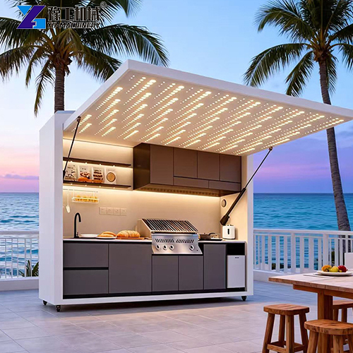outdoor kitchen station