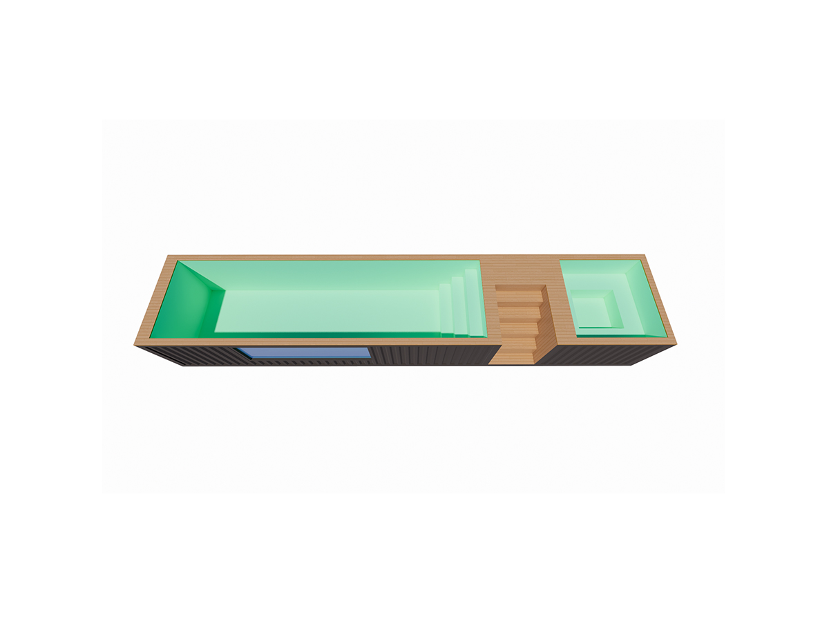 YG Brand 40 foot container swimming pool