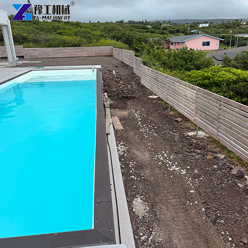 above ground shipping container pool from YG
