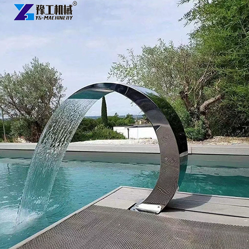 optional arc shaped waterfall