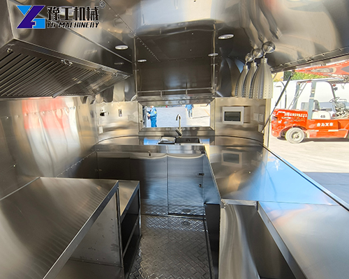 portable food trailer internal layourt