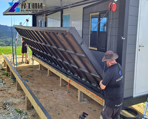 prefab folding container house installation procedure
