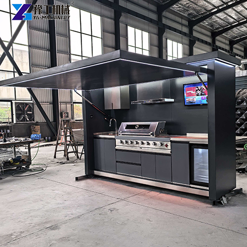 small outdoor bbq kitchen in YG