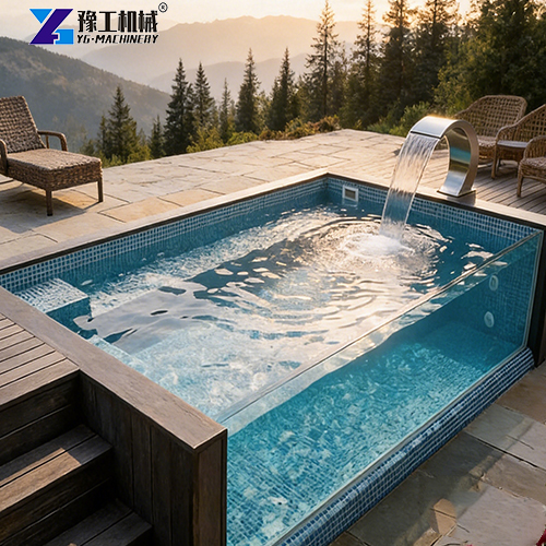 container infinity pool