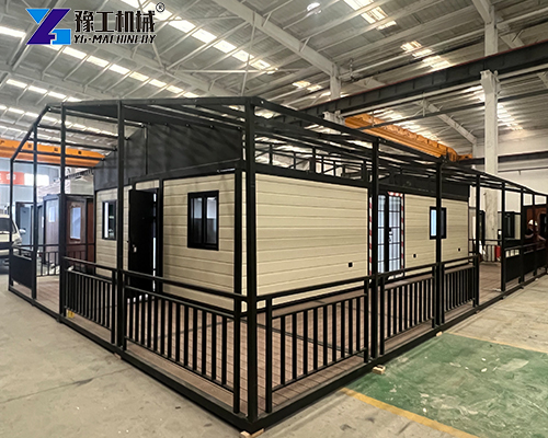 expandable modular house with terrace