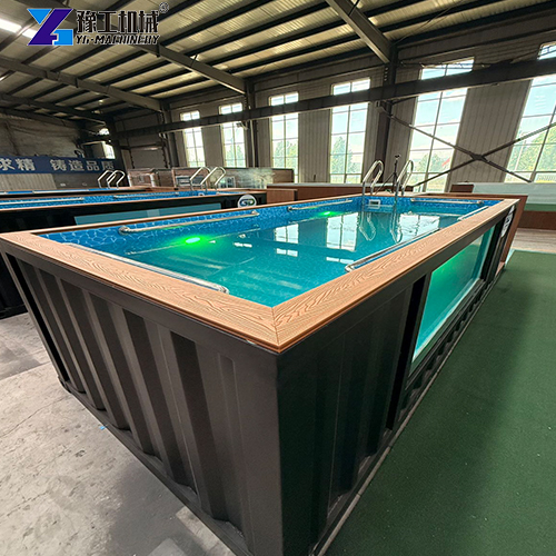 metal container swimming pool