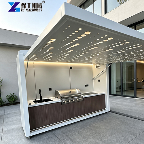 modular outdoor kitchen set